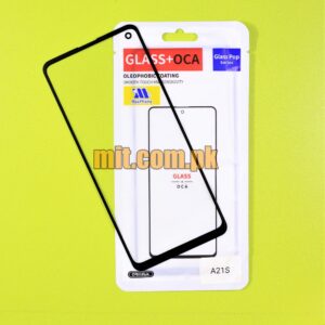 A 21 S Max Phone Samsung Black OCA Glass